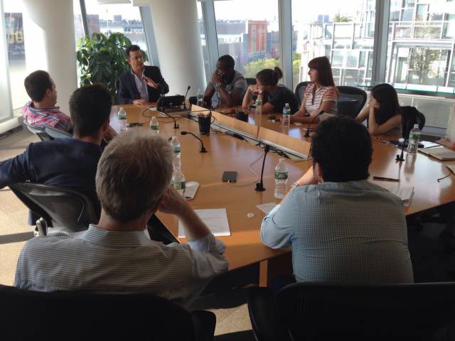 Meeting with Editor in Chief John Avlon at Daily Beast office 