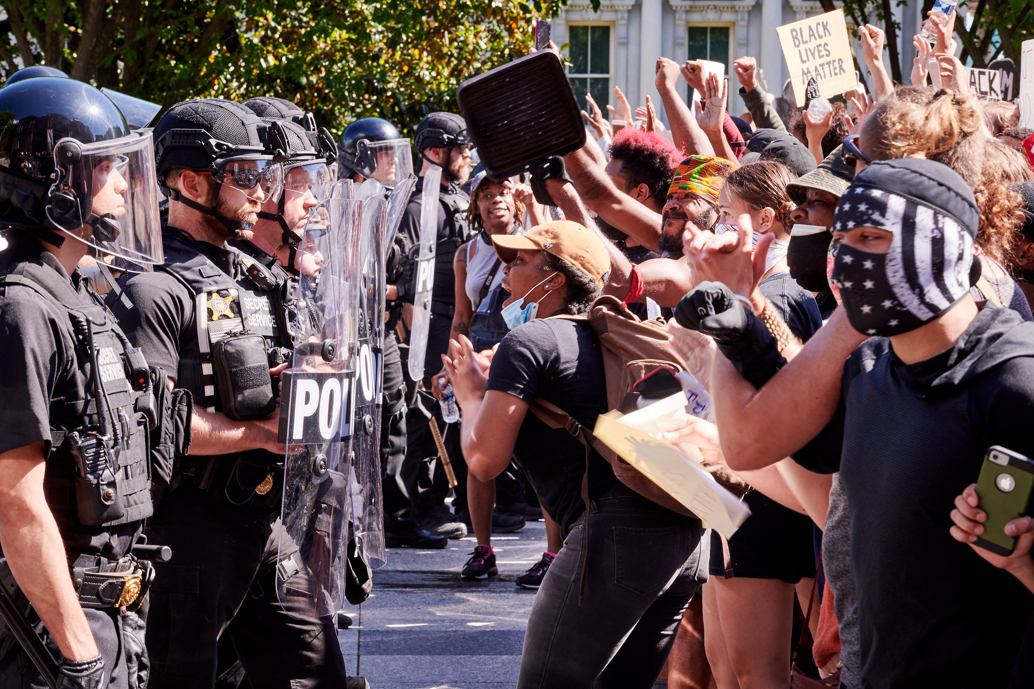 "George Floyd protest by the White House (5/30/20)"